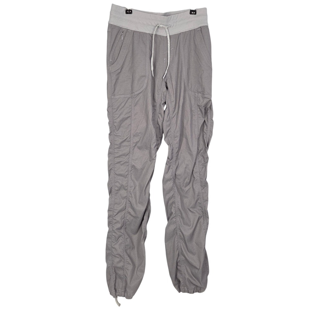 The North Face Aphrodite 2.0 Pants Women Small Gray Ruched Hiking Jogger Nylon